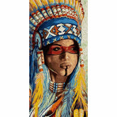Painting by Numbers Woman Native American Tradition North America